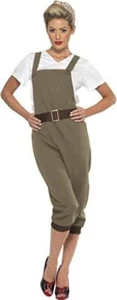 Ladies 1940s Land Girl Costume - Picture 1 of 2