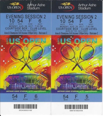 2017 US OPEN - Arthur Ashe Stadium 20th Anniversary - 8/28/2017 - Queens, NY - Image 1 of 2