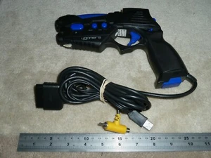 SONY PLAYSTATION 1 2 PS1 PS2 LIGHT GUN PISTOL BLASTER PHASER CONTROL Black G-Con - Picture 1 of 1