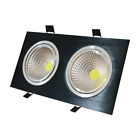 High Power 20W LED COB Ceiling Light Fixture Recessed Grid Grille Lamp Bedroom