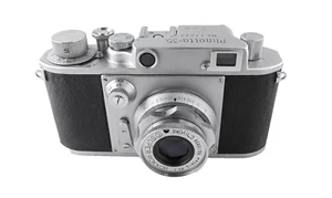 Minolta 35 Model D Rangefinder 35mm Film Camera Occupied Japan TESTED Read - Picture 1 of 9