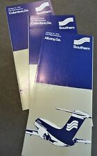 Southern Airways 1976 (2) Columbus + (1) Albany Georgia City Flight Directory