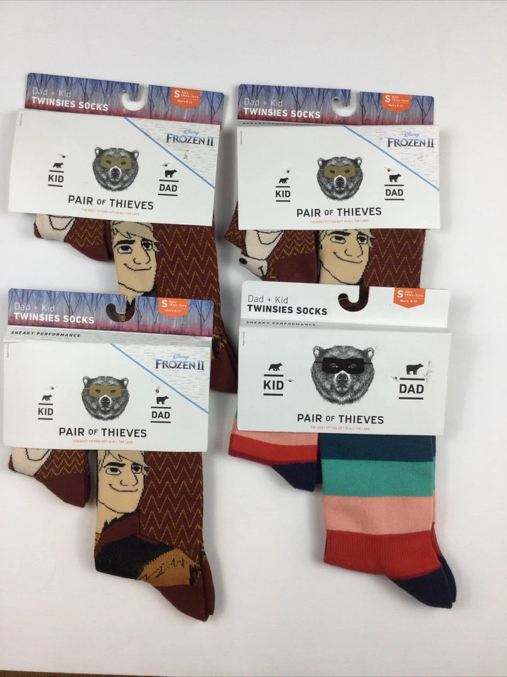 Pair of Thieves Dad and Toddler Kid Twinsies Socks Frozen 2 Set