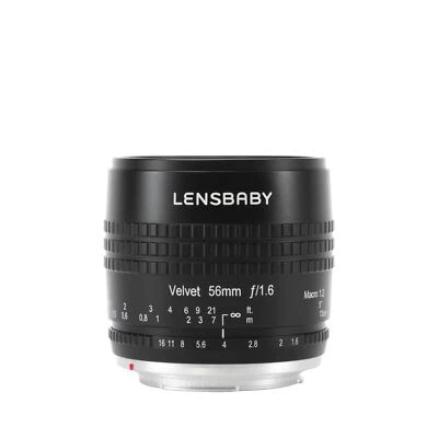 Lensbaby Softlens Velvet 56 56mm F1.6 Nikon F Mount Black Full Size 2016 model - Image 1 of 2