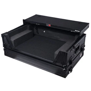 Pro X Black Flight Style Road Case For Pioneer DDJ-FLX10 w/ Laptop Shelf 2U - Picture 1 of 4