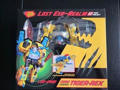 Fans Project TFCON 2023 LER-04G2 TIGER-REX Transformer Lost Exo Realm GRIMLOCK - Image 1 of 4