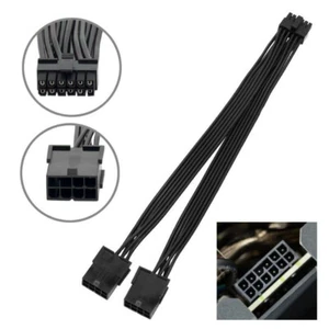 Adaptador de cable de alimentación de tarjeta gráfica NVIDIA RTX3070 3080 3090 cable doble de 8 pines - Imagen 1 de 2