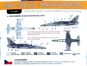 1/144 Modern Trainer : Aero L-159E ALCA  [Draken] #326 : MINIWING - Picture 1 of 2