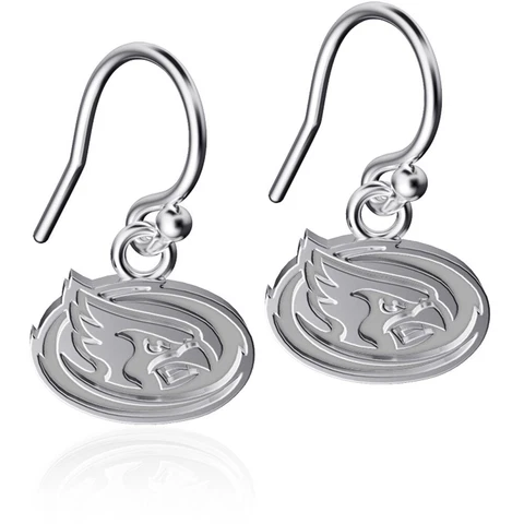Dayna Designs Iowa State Cyclones Silver Dangle Earrings Cover