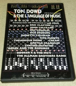 Tom Dowd & The Language Of Music, DVD *RARE oop - Picture 1 of 2