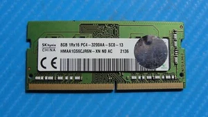 Dell 3561 SK Hynix 8 GB 1Rx16 PC4-3200AA Memoria RAM SO-DIMM HMAA1GS6CJR6N-XN - Imagen 1 de 2