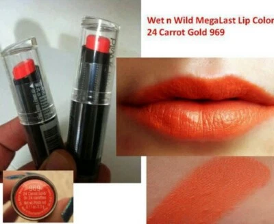 WET N WILD MEGALAST LIPSTICK. #969 24 Carrot Gold. LOT OF 2 - Image 1 of 3
