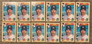 1987 Topps Baseball #606 Don Mattingly All Star NO Trademark Lot Of 12 Cards - Picture 1 of 2