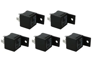 5 LOT TEMCo INDUSTRIAL 12 V 30/40 Amp Bosch Style S Relay SPDT Automotive - Picture 1 of 11