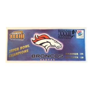 Denver Broncos Super Bowl XXXIII 33 Champs Commemorative Envelope - Picture 1 of 7