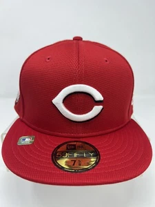 Cincinnati Reds - On Field New Era Hat Club Fitted Hat - Size 7 5/8 - Red - Picture 1 of 8