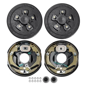 VEVOR Trailer Hub Drum Kits 5 on 4.5" B.C. with 10" x 2-1/4" Electric Brakes, Se - Picture 1 of 1