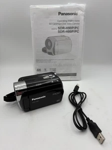 Panasonic SDR-H80P 70X Optical Zoom HDD Camera - Black Needs New Batter - Picture 1 of 6