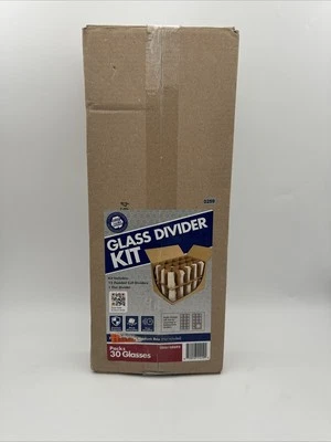 Packing Glass Divider Kit (Packs 30 Glasses) Fits HD Medium Box, New Sealed - Image 1 of 4