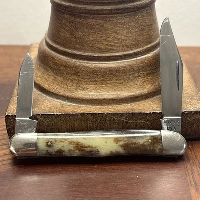 Case XX 1981 Appaloosa Bone Half Whittler Knife #6208. - Image 1 of 4