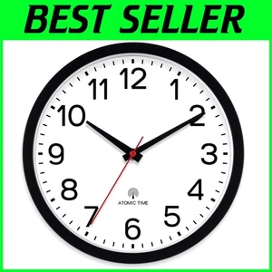 Atomic Wall Clock for Bedroom, Office, Living Room - Picture 1 of 11