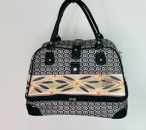 Temptations Old World Black Insulated Casserole Travel Bag Tote Zipper Close - Picture 1 of 10