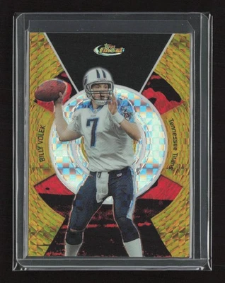2005 Finest #119 Billy Volek Gold Xfractors #/10 - Image 1 of 2