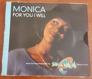 Monica For You I Will cd single 1996 complete Music from Space Jam movie R&B - Picture 1 of 3