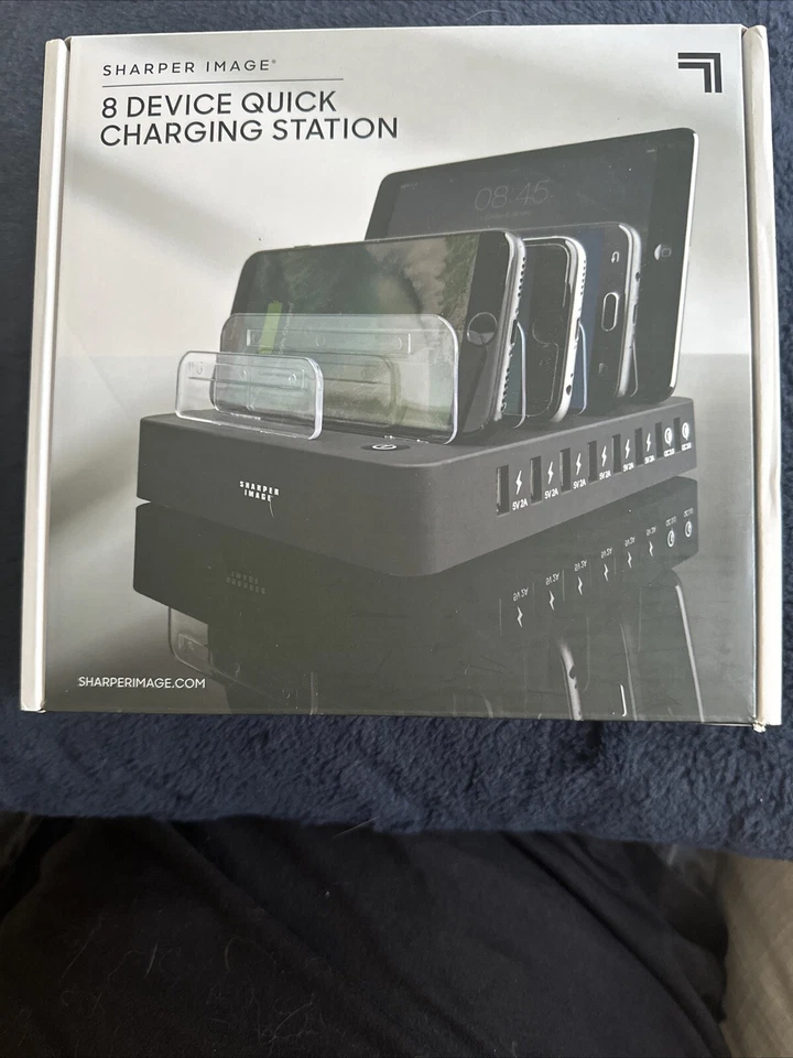 Estación de carga USB Sharper Image de 8 puertos Foto 1 de 1