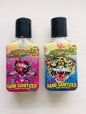 Botella de diseño de tatuaje Ed Hardy de 2 piezas (TIGRE / AMOR MATA LENTAMENTE) Foto 1 de 4