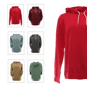 Unisex Hoodie Pullover Sweatshirt Sweatjacke Warm Fleece Hoodie Pulli 7450 - Picture 1 of 22
