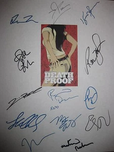 Grindhouse todesfest signiertes Drehbuch X13 Russell Rose McGowan Rosario Dawson RPT - Bild 1 von 1