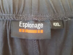 Mens Espionage Navey Blue t shirt material Shorts 4xl measurements in photos βπ - Foto 1 di 7