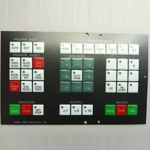 One New For FANUC AL98-0001-0524#S 02 Membrane Keypad Fast Ship - Picture 1 of 1