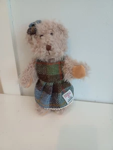 VINTAGE GLENN APPIN HARRIS TWEED COLLECTABLE TEDDY BEAR CHECK - Picture 1 of 9