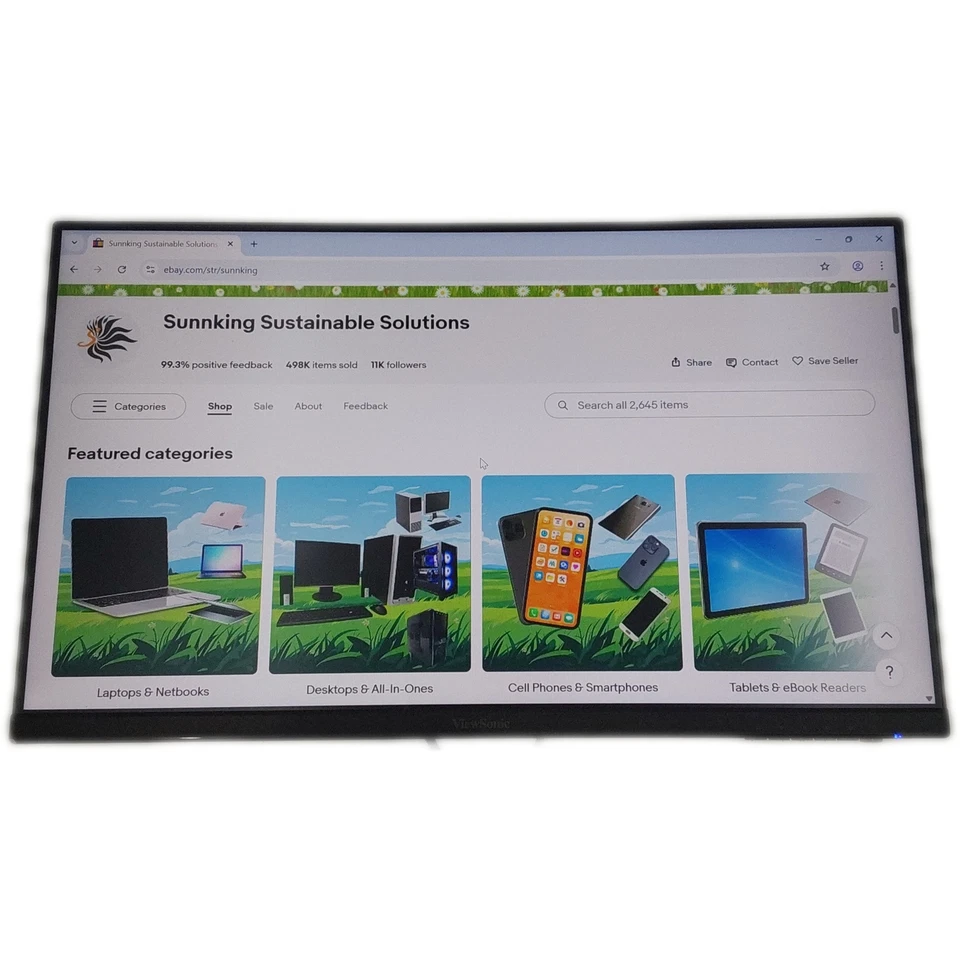 Tela ViewSonic VA2756-mhd 27" Full HD LED retroiluminada - Imagem 1 de 4