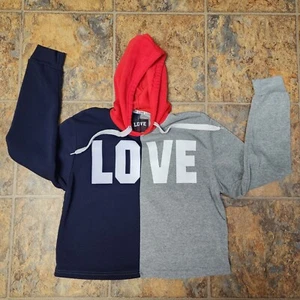 Girls Hoodie ( The Collection ) Pull Over "Love" Graphic Sz 1X C50 - Picture 1 of 8