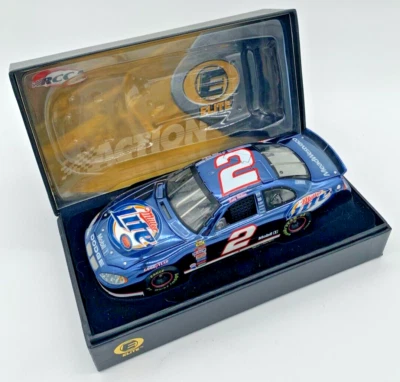 Coche diecast NASCAR Action Elite 2003 Rusty Wallace #2 Miller Lite 600 arranque 1/24 Foto 1 de 4