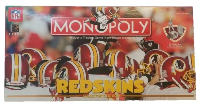 2005 NFL Washington Redskins Monopoly Game Collector's Edition 100% Complete - Image 1 of 4