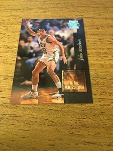 John Stockton Jazz 1996-97 Topps Stadium Club Golden Moments #GM2