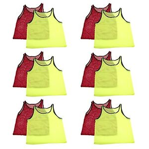 ADULT Sports Practice Pinnies Jerseys for Scrimmage Training Footballl Soccer