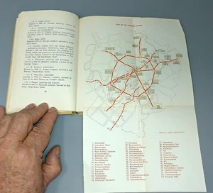 "MOSCOW" 1960 Soviet Russia Guide Maps Restaurants Interests Culture History - Imagen 1 de 24