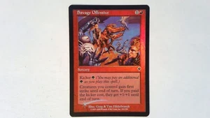 Foil Savage Offensive Invasion - Magic the Gathering Red - Picture 1 of 2