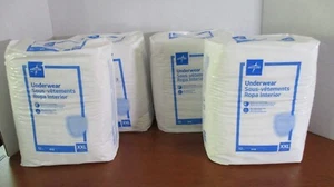 Medline~4 Pkgs FITRIGHT Incontinence UNDERWEAR~12/Pkg, 48 Total~XXL~New & Sealed - Picture 1 of 3