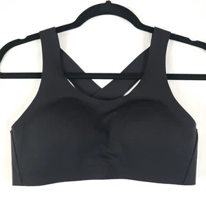 Lululemon Enlite Bra 34A Weave High Support Running Sports Black Hook & Eye - Picture 1 of 11