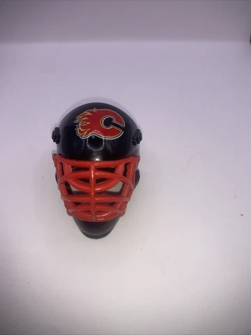 Calgary Flames Mini Gumball Plastic Goalie Mask NHL By Franklin Vintage Cover