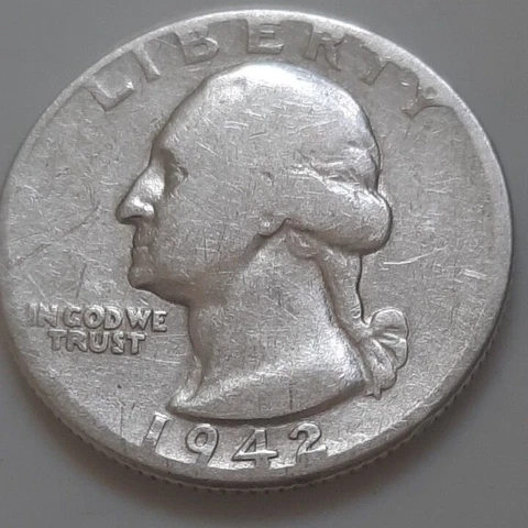 1942 quarter silver Cover