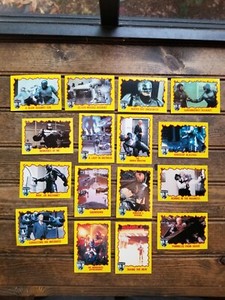Lot of 16 ROBOCOP 2 THE MOVIE 1990 TOPPS MOVIE CARDS