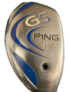 Ping G5 3 Hybrid 19* Black Dot Men's RH Stiff Steel 39" HC Good Mid-Size Grip - Picture 1 of 14
