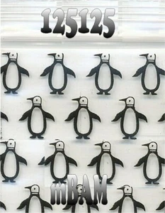 PACK DE 100 BOLSAS DE POLIETILENO NEGRAS PINGÜINOS 125125 Apple Zip 1,25x1,25" - Imagen 1 de 16